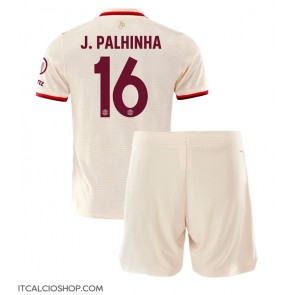 Bayern Munich Joao Palhinha #16 Terza Maglia Bambino 2024-25 Manica Corta (+ Pantaloni corti)